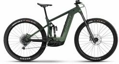Ghost E-Riot EN Universal Dark Green / Metallic Green VTT Tout Suspendu électrique