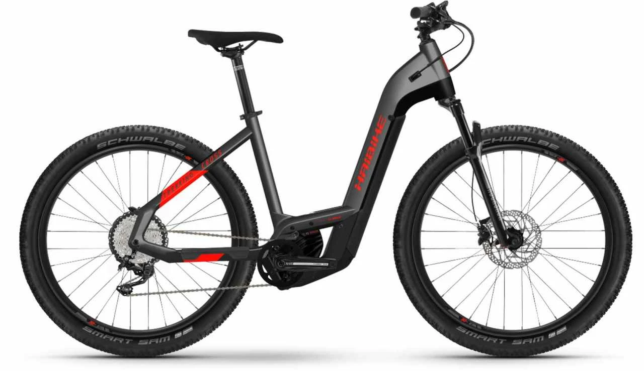 Haibike Trekking 9 Cross I625Wh Anthracite/red VTC électrique Col De Cygne 3 Haibike Trekking 9 Cross I625Wh Anthracite/red VTC électrique Col De Cygne