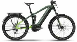Haibike Adventr FS 8 Gloss Metal / Grn Apple Blk VTT Tout Suspendu électrique