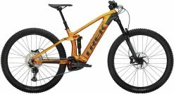 Trek Rail 9.5 Factory Orange / Lithium Grey VTT Tout Suspendu électrique