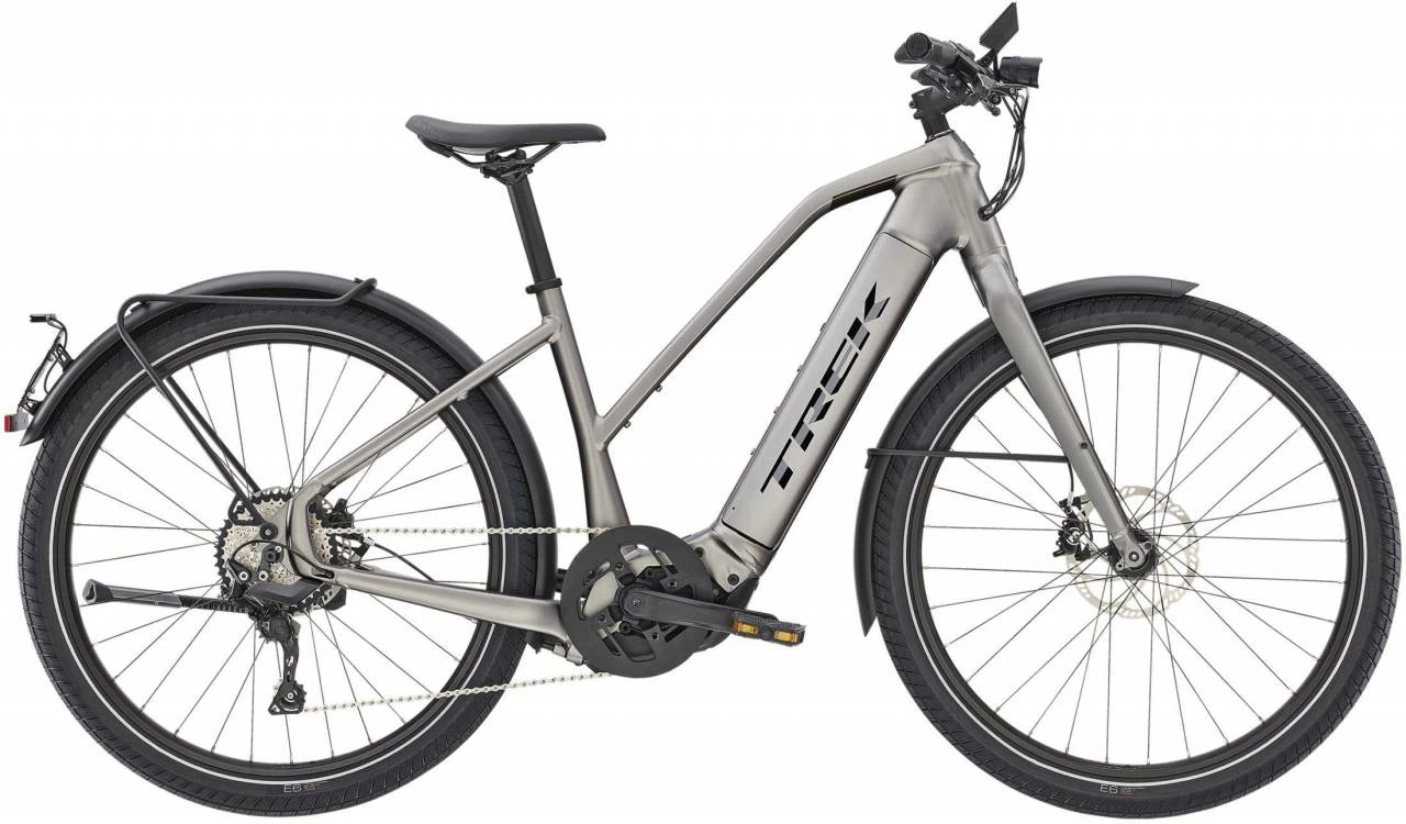 Trek Allant+ 8S Stagger Matte Gunmetal 45km/h Vélo Trekking électrique Femme 3 Trek Allant+ 8S Stagger Matte Gunmetal 45km/h Vélo Trekking électrique Femme