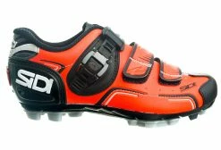SIDI SCARPE MTB BUVEL ORANGE FLUO BLACK - Monvelo.com