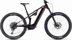 Cube Stereo Hybrid ONE55 C:68X SLX 750 29 Liquidred N Carbon VTT Semi-rigide électrique