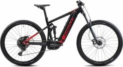 Ghost E-Riot Trail AL Essential Black / Red Matt VTT Tout Suspendu électrique