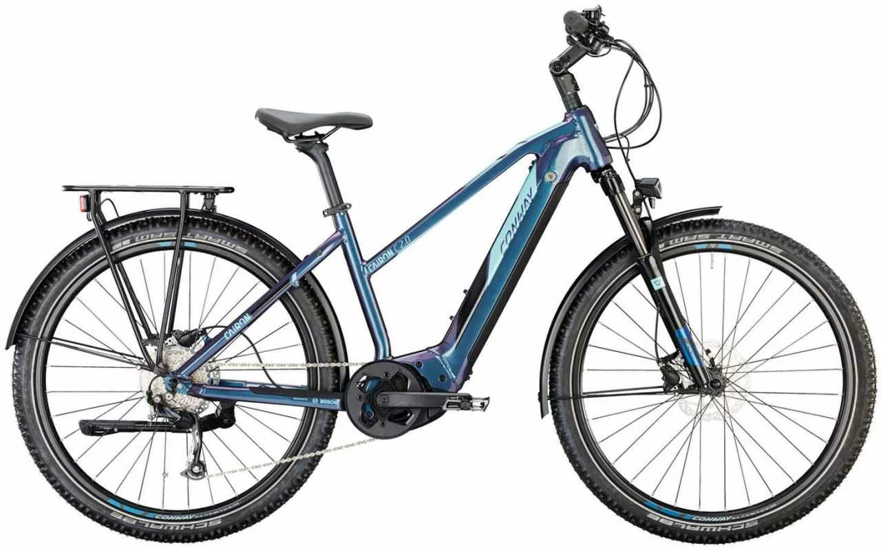 Conway Cairon C 2.0 625 Darkpetrol Metallic / Lightblue VTT Semi-rigide électrique Femme 3 Conway Cairon C 2.0 625 Darkpetrol Metallic / Lightblue VTT Semi-rigide électrique Femme