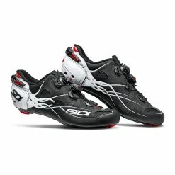 SIDI SCARPE SHOT MATT BLACK WHITE - Monvelo.com